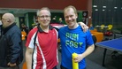 LahtiSq:n Riku Salminen (kuvassa oikealla) teki paluun squashkentille ja totesi, että squash on kuningaslaji :-)
