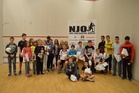 Nordic Junior Openin kaikkien sarjojen mitalistit yhteiskuvassa 