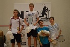BU19-sarjan mitalistit vasemmalta: 2. Balázs Farkas, 1. Miko Äijänen, 3. Enzo Corigliano ja 4. Benjamin Aubert