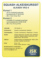 Alkeiskurssin esite