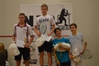 BU19-sarjan mitalistit vasemmalta: 2. Balázs Farkas, 1. Miko Äijänen, 3. Enzo Corigliano ja 4. Benjamin Aubert